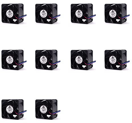 Censous 10 unidades FFB0412SHN 4028 4 cm 12 V 0,60 A - Violento ventilador de flujo de aire 40 x 40 x 28 mm para AWP8 PSU