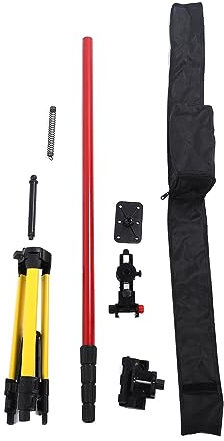 Asta di Supporto di Livello Telescopico in Acciaio Inossidabile con Base Regolabile, Multifunzionale, 114-388 Mm