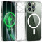Qasyfanc Hybrid Magnet Hülle Kompatibel für iPhone 13 Pro KameraschutzHülle mit 2 Stück Schutzfolie, Kompatibel mit MagSafe Magnetisch für Dünn Transparent Militärschutz Hülle iPhone 13 Pro Case, Klar