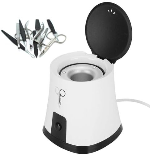 Beauty Tools Sterilizer, JVSURF High Temperature UV Cleaning Tool Sterilizer with 140g Glass Ball, Ideal for Disinfecting Hair Tools/Nail Manicure Set/Dental Hygiene Kit etc