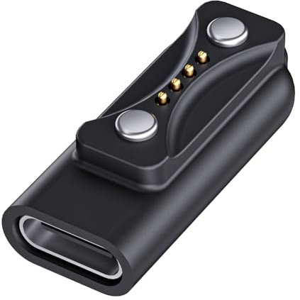 Fiorky Type C Magnetic Charging Adapter 90 Degree Charging Cable Power Converter for Polar Pacer/Pacer Pro/Ignite 3/Vantage V3