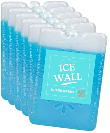 Ice Packs for cool box - Slim, Reusable Freezer Blocks | Long-Lasting, Quick Freeze | Perfect for Picnic, Camping, Beach & Outdoor Sports