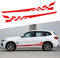 GFFGGFGH Karosserie Seite Auto Aufkleber,für Opel Calibra Campo Cascada Combo Commodore Corsa Crossland.Wasserdichter Aufkleber zur Dekoration der Autokarosserie,B