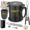 Molten Masters MMasters Kit de four de fusion de métal propane de 6 kg avec gants, moulage de métal à haute efficacité jusqu'à 1 315,6 °C pour moulage d'or, plat 6 kg