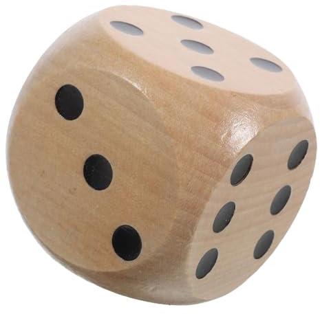 VICASKY Große Würfel Würfelspiel Würfeln Unterhaltungswürfel Würfel Für Partyspiele Brettspiel-Tool Spielzeugwürfel Spiellehrwürfel Würfel Spielzeug Würfel-layouts Brettspielwürfel Holz