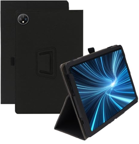Qiawum Magnetische Schutzhülle für Blackview Tab 80 10,1 Zoll 2024 Neue Tablet Hülle Handheld Tablet PC Folio Leder Ständer Funda
