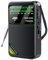 Qussedser Radio de bolsillo portátil mini radio de banda AM/FM/SW con batería recargable compatible con auriculares MiniRadio para viejos, B