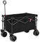 Gartenwagen Camper Stand Nachtmarkt Trolley Erhöhter Faltbarer Outdoor Camper Picknickanhänger Tragbarer Outdoor Trolley Outdoor-Trolley(Black,B)