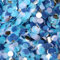 50g Konfetti Blau Hochzeit Geburtstag Mehrfarbig 7500 Stück Streudeko Party Happy Birthday Konfetti Papier für Luftballons Geschenkbox 2,5cm Runde