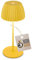 BRILONER - Riffle Mini LED Tischlampe kabellos IP44 mit Lichtkante, Touchdimmer, Akku tauschbar, Nachttischlampe, Leselampe, LED Lampe, Akku Lampe, German Design Award Winner 2025, 8,5x20 cm, Gelb