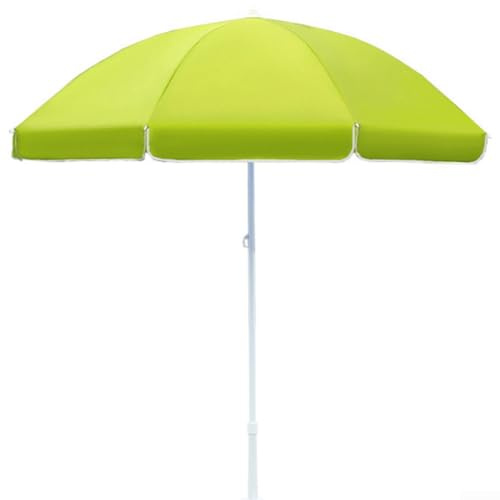 Parasol d'extérieur de 2 m pour cadre en alliage d'acier et toile Oxford 300D – Grand parasol pour jardin, plage et terrasse (vert)