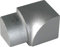 PRÉMIUMcoin intérieur – H: 6mm quart de rond aluminium argent pâle – matériau solide (la surface ne peut pas se détacher)