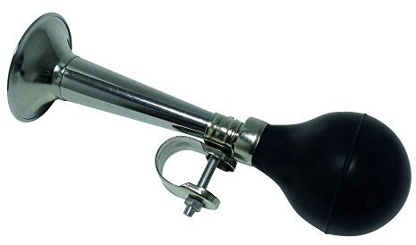 Dresco 5250101 Vélo Klaxon Chromé/Noir