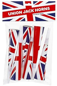 Generic 324018-IL Union Jack Party Horns