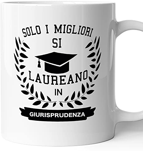 AL PRODUCTION Tazza Mug Solo I Migliori Si Laureano in Giurisprudenza