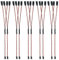10 stück 50cm Servo Y-Kabelbaum RC-Servoverlängerungs-Verteilerkabel, Kabelstecker 3-polig, JR-Stecker 1 männlicher Kopf mit 2 weiblichem Kopf
