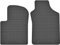 Gummimatten Vorne Gummi Fußmatten Satz für FIAT 500/595 / 695 (ab 2007) / Ford KA II (2008-2016) - 2-teilig Passgenau