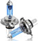 DZG H4 P43t Halogenlampen 12V 60/55W Scheinwerferlampen 5000K Warmweiß Nebelleuchte DRL Birne, 2 Stücke