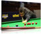 Panther Print - Snooker Ronnie O'Sullivan Kunstdruck auf Leinwand, Heimdekoration, Schwerer Leinwand, gerahmt auf massivem Kiefernrahmen., 76x51 cm (30x20in)