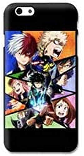 Cokitec Schutzhülle für iPhone 6/6S, Manga, My Hero, Academia, Schwarz