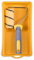 HARDY WORKING TOOLS Maler Set, Farbrolle, Farbwanne und Farbwalzen aus Polyester, Florhöhe 9mm, Länge 10cm, Durchmesse 30mm, gelb-schwarz-grau, A0180-526000