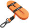 Unleash Trainingsleine für Hunde – Neuer Drehverschluss, wasserdicht, bequem zu benutzen, langlebige Lange Hundeleine mit Tasche für verwicklungsfreies Aufbewahren (Orange, Schwarz) (10M)