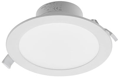 PRIOS LED Rida (Modern) in Weiß aus Aluminium (1 flammig,) Badezimmerleuchte