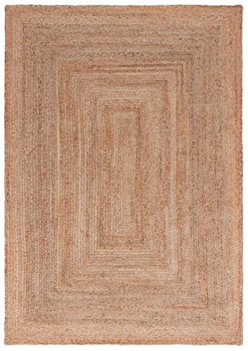 CarpetLiving.Com - Alfombra ecológica reciclable | Alfombra de yute | Resistente a la humedad | Fibras naturales (80 x 200 cm)