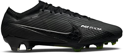 NIKE Men's Zoom Mercurial Steam 15 Elite Fg Low Top, Black Dk Smoke Grey Summit White Volt, 6.5 UK