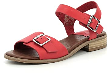 Kickers Damen Bucidi Sandale, rot, 36 EU