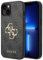 Guess Golden Logo GUHCP14S4GMGGR Compatible with iPhone 14 and 13 Case - Grey