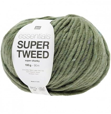Rico Design Essentials Super Tweed Super Chunky Strickwolle, 100 g