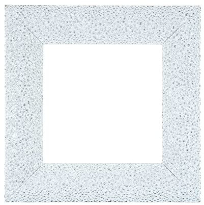 ElekTek Decorative Switch Surround Frame Cover Finger Plate Milano Sparkle White Sparkle