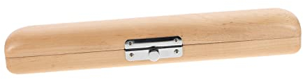 Mikinona 1 Stück Box Geschenk Schmuck Robuster Kopf Khaki Koffer Instrumentenhalter Tragebehälter Holzanhänger Barock Träger Sopran Für Hochwertiges Zubehör Praktische Blockflöte