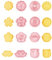 CANDeal Lot de 8 emporte-pièces Fleur, Marguerite, Fleur de Cerisier, Tulipe, Lotus, Rose, Tournesol, Fleurs d'été 3D Emporte-pièces Biscuit Fondant Moules avec poignée de Presse