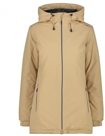 CMP Woman Jacket Long FIX Hood SESAMO - 40