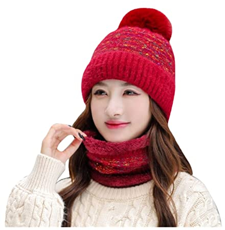 DRALOFAO Schlauchschal Herren Geschenk Knit Halstuch Wolle Beheizbarer Scarf Weihnachten Beheizbar Mütze Herren Schal Herren Baumwolle Winter Flauschiger Halstuch Herren, Herren Schal Winter