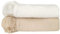 Minime Musselin Rüschen Decke Baby- 100% GOTS Bio-Baumwolle, Atmungsaktive Babydecke aus zertifizierter Bio-Baumwolle, Baby Decke für Neugeborene (100x100cm) (Beige)