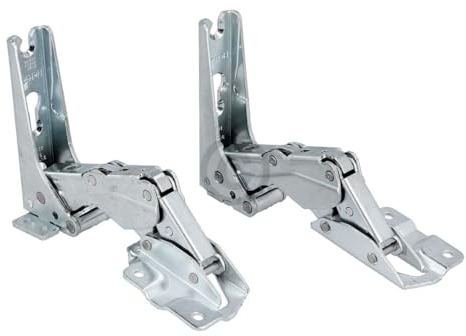 ensipart Türscharnier kompatibel mit Liebherr 7040095 Set aus 2 Türscharnieren für Kühlschrank Gefrierschrank oder KühlGefrie Kombination