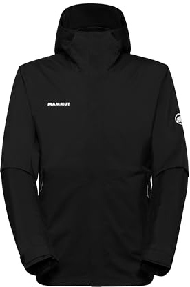 Mammut Veste hardshell pour homme, de la série Alto, XL, noire, veste à capuche, veste fonctionnelle, en technologie Dry 2 L, Noir, XL