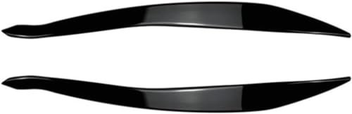TAKENE Scheinwerfer Augenbraue für BMW F10 F11 5 Series 520i 520d 523i 525d 525i 530i 530d, Augenbrauen-Abdeckungs Scheinwerferblenden Schutz und Dekoration Ersatz
