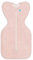 Love To Dream Swaddle Up Bamboo, Small 3.5-6 kg, Maple Pink, Snug Fit Supports Good Sleep, 1.0 Tog Suitable for Moderate Temperature (20-24°C), Machine Washable & Double Zip for Easy Nappy Change