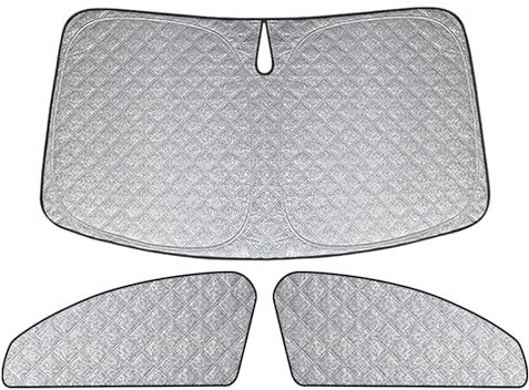 Opaltool Pare Soleil Voiture pour VW T6/T6.1, 3 Pièces Pare Soleil Vitre Laterale Voiture pour Anti-UV, Intimité et Protection Efficace Contre la Chaleur