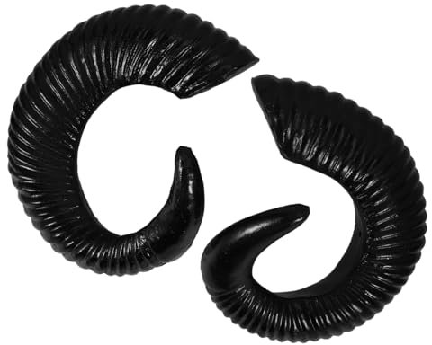 Cabilock 1 Paar Kunststoff Schafe Horn Für DIY Stirnband Schafe Horn Dekoration Schafe Horn Ornament