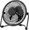9 Inch USB Desk Fan - Brushless Motor, Dual Speed, Ultra-Quiet, Portable Mini Fan for Home, Office, Dorm & Bedside (Black)