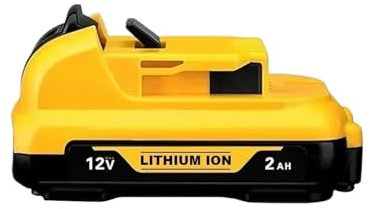 12V 2Ah Lithium Battery Compatible With DeWalt DCB120/DCB123/DCB125, Cordless Tools (DCD710, DCF610, DCT410), Rechargeable Li-ion Power Tool Battery(DW 12V 2.0Ah)