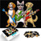 teenagers 1000 Piece Jigsaw Puzzle Dogs Heavy Metal Interessante Stressreduzierung Geschenke für Freunde und Familie38x26cm