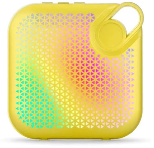 Fangxuee Altavoz Bluetooth Inalámbrico X711 con Luces de Colores, Graves, Portátil, de Escritorio, Sonido Envolvente de Alta Fidelidad para Fiestas.