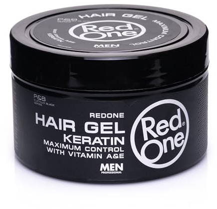 Redone Keratin Haargel 400 ml – Ultra starker Halt Styling-Gel mit hydrolysiertem Keratin & Vitamin E