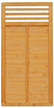 SORENTO Sichtschutzzaun Gartenzaun Dichtzaun Pinie 89x179cm Werth-Holz